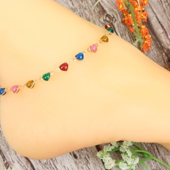 "Dainty Anklet for Women – Elegant Everyday Jewelry & Perfect Gift | MLCRC1424 - Picture 6 of 10